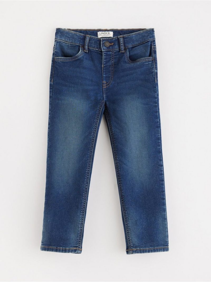 STAFFAN Straight leg jeans in denim jersey - 8688464-822
