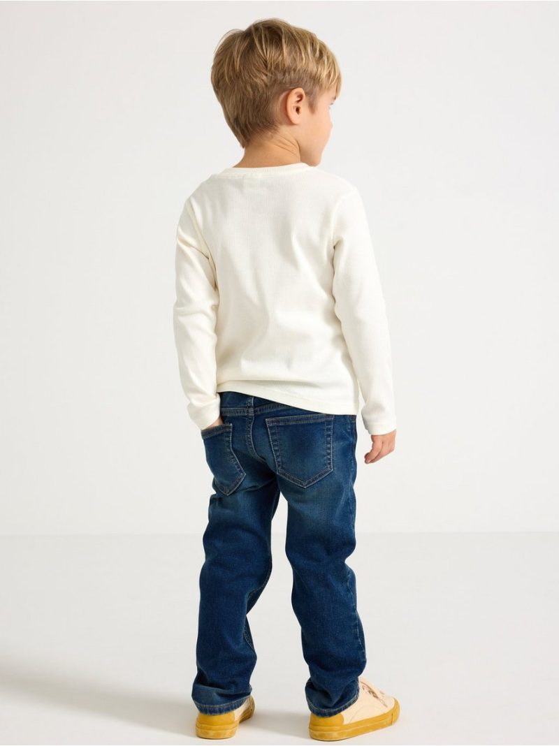 STAFFAN Straight leg jeans in denim jersey - 8688464-822