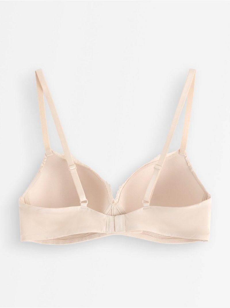 Flora wirefree bra with lace details - 8698410-7418