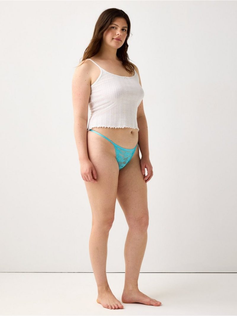 Thong in lace - 8727233-7283