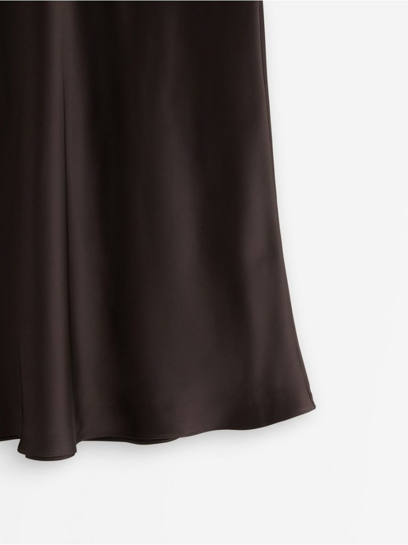 Maxi skirt in satin - 3000038-6822