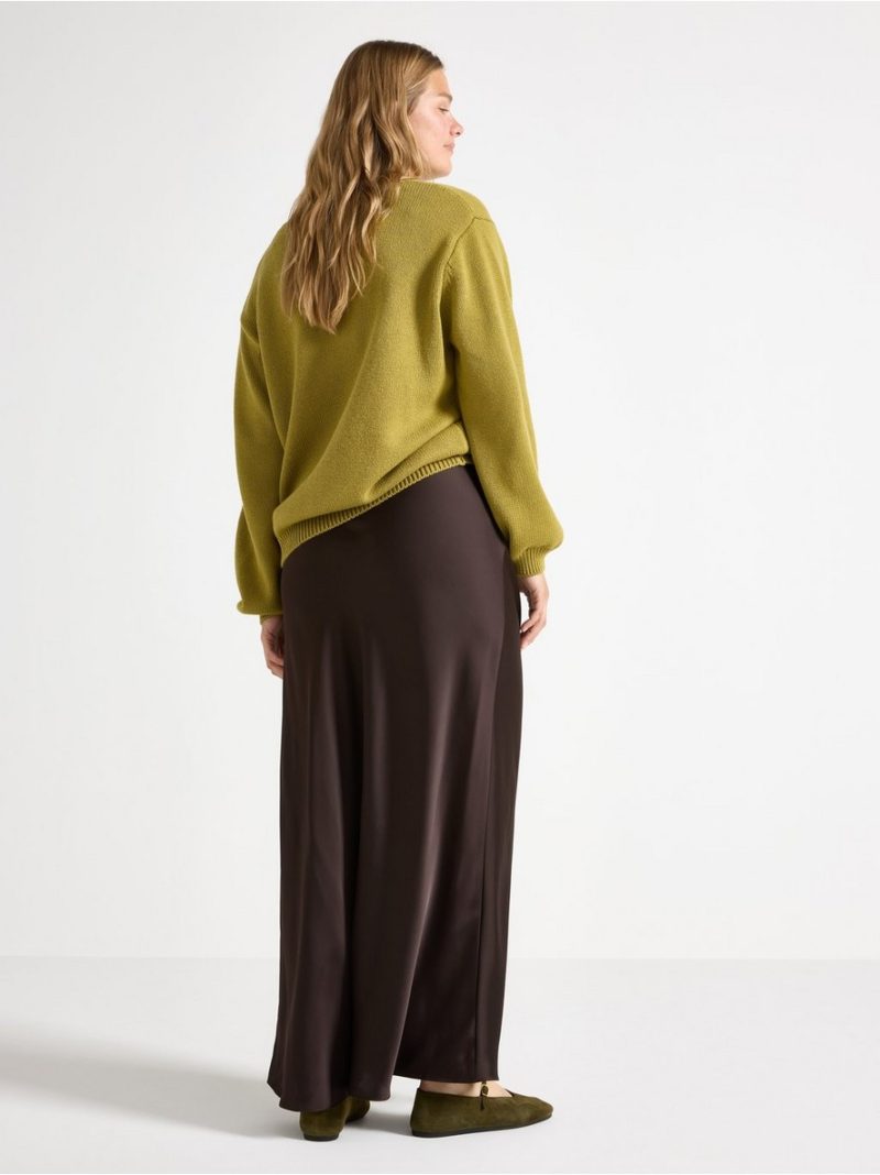 Maxi skirt in satin - 3000038-6822