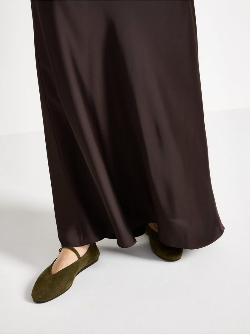 Maxi skirt in satin - 3000038-6822