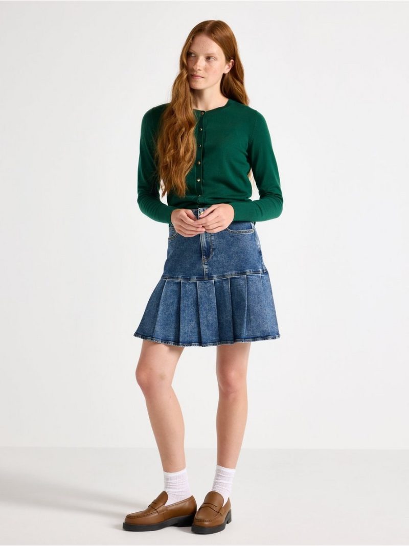 Fine-knit cardigan - 3000084-7192