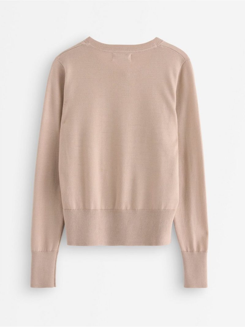 Fine-knit cardigan - 3000084-9609