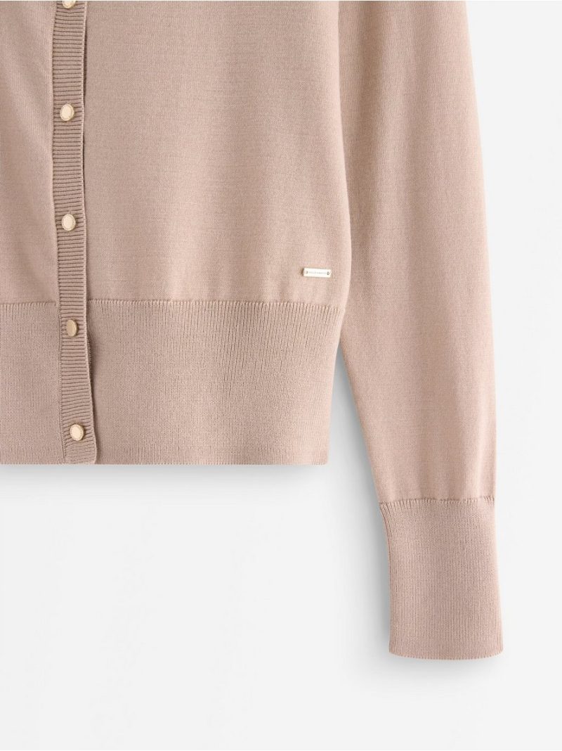 Fine-knit cardigan - 3000084-9609