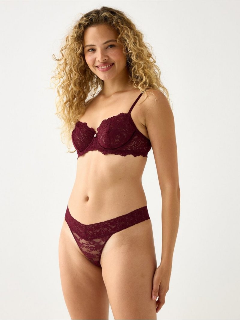 - Thong in lace Thong in lace - 3001634-9938