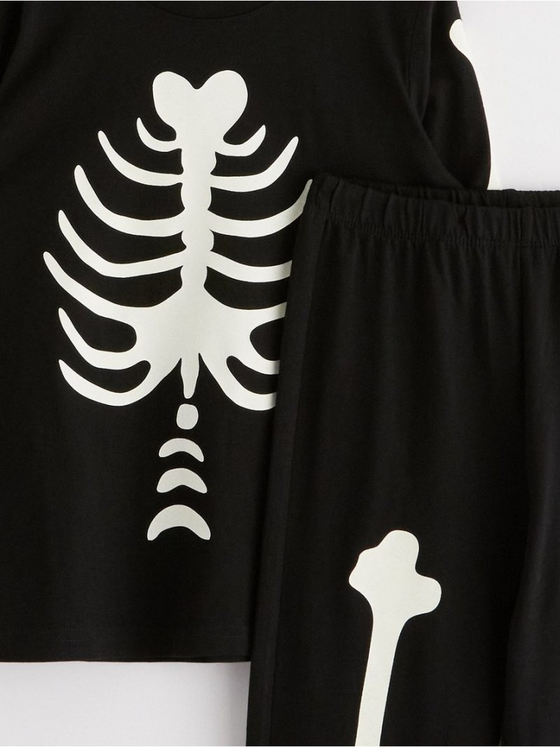 Pyjama set with glow in the dark print - 3001852-80