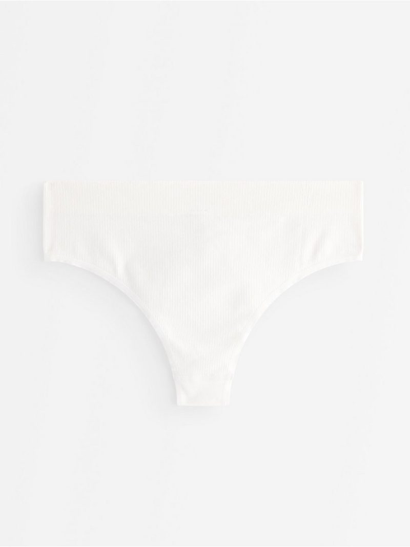 Brazilian high ribbed seamless briefs - 3001928-70
