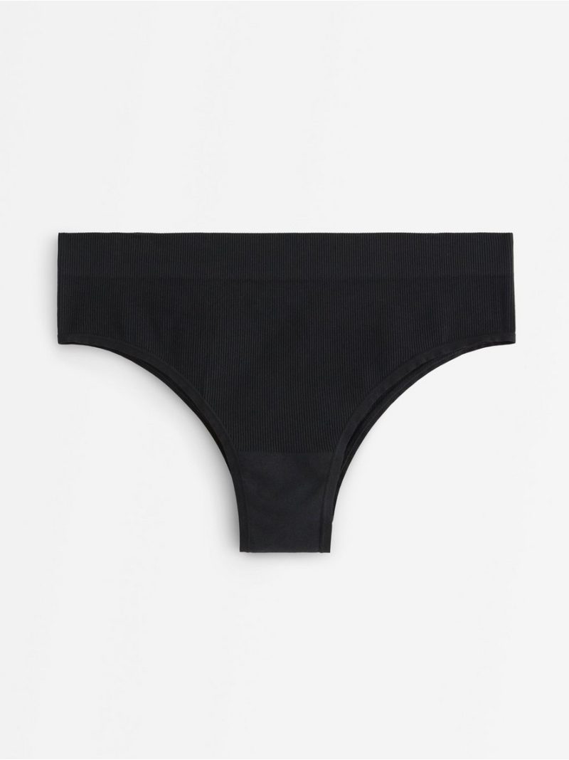 Brazilian high ribbed seamless briefs - 3001928-80