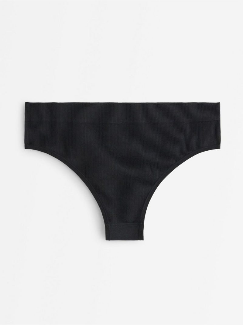 Brazilian high ribbed seamless briefs - 3001928-80