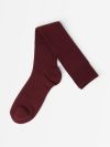 Ribbed knee-high socks in merino wool blend - 3002053-1246