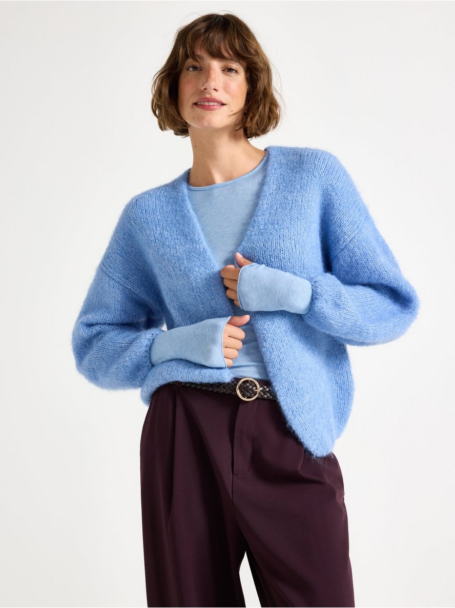 Knitted cardigan - 3002147-7257
