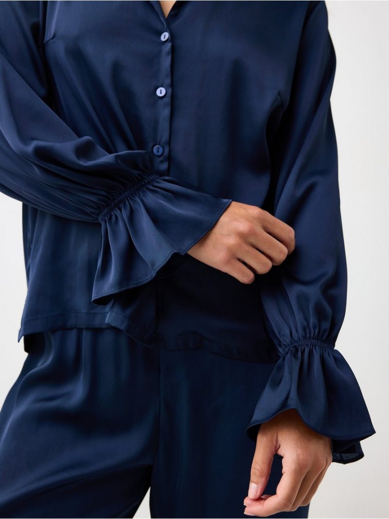 Pyjama shirt in satin - 3002373-2150