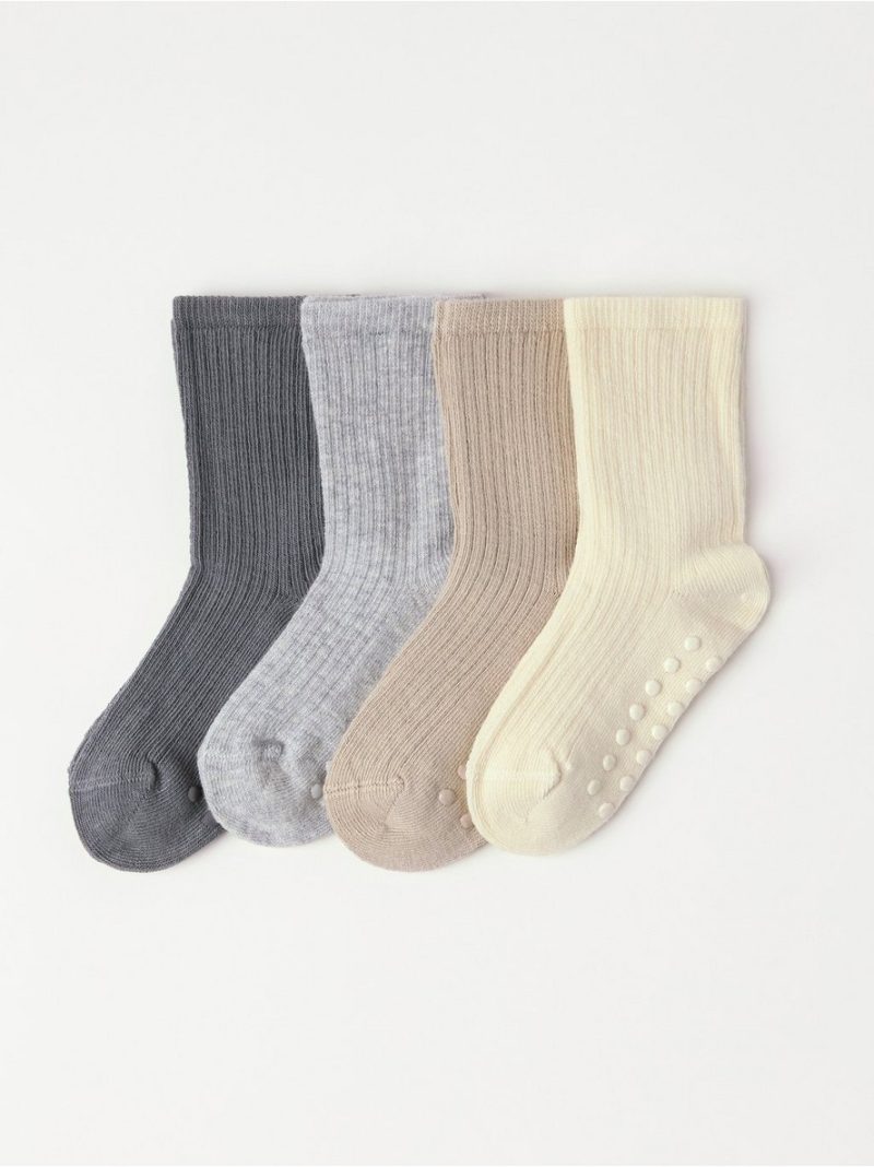 - 4-pack ribbed socks 4-pack ribbed socks - 3002610-6402