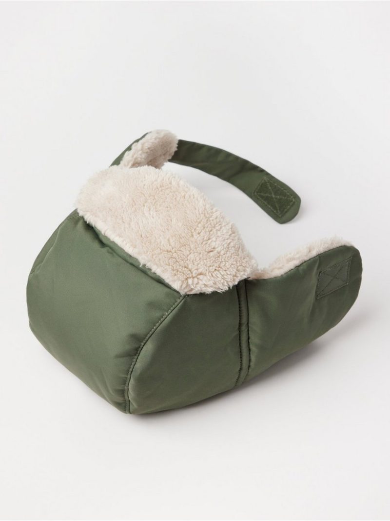 Water repellent hat with pile lining - 3002626-7431