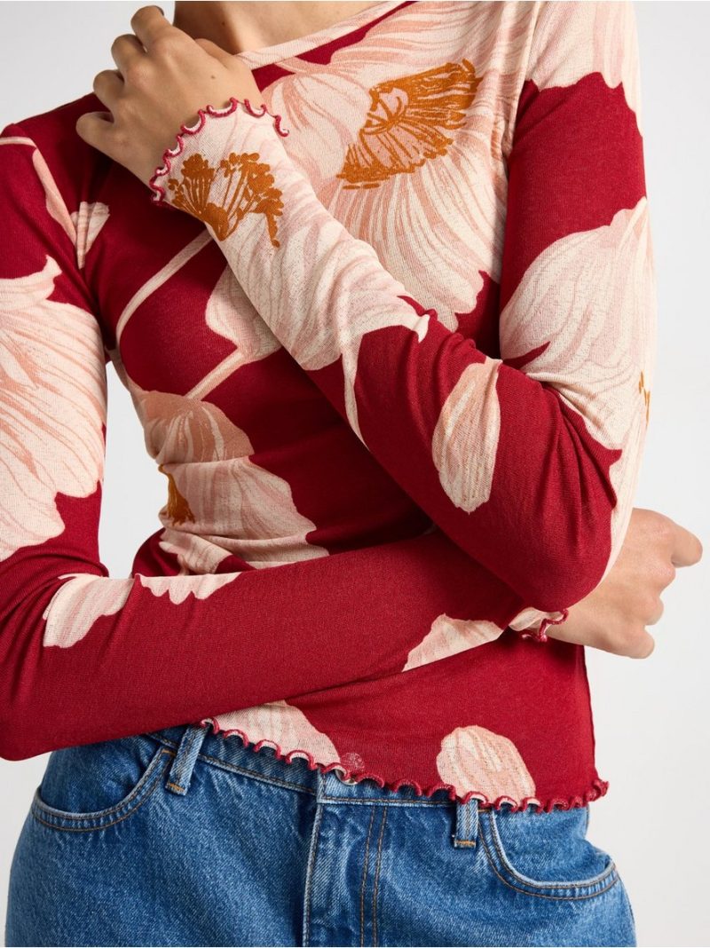 Long-sleeved top - 3002745-9612