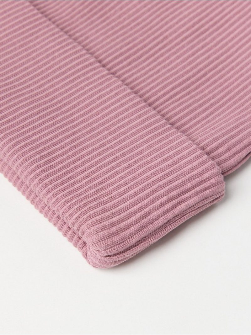 Ribbed beanie - 3003311-7660