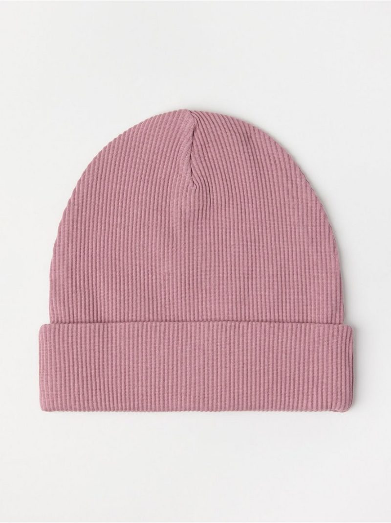 Ribbed beanie - 3003311-7660