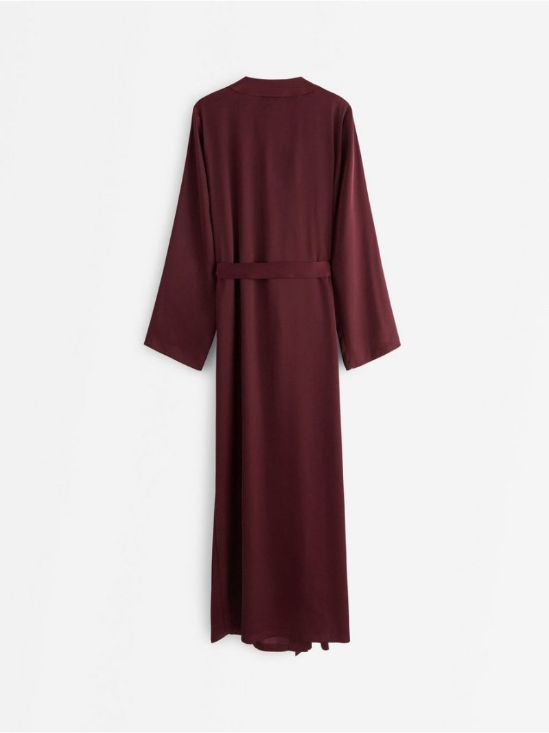 Long robe in satin - 3003377-9938