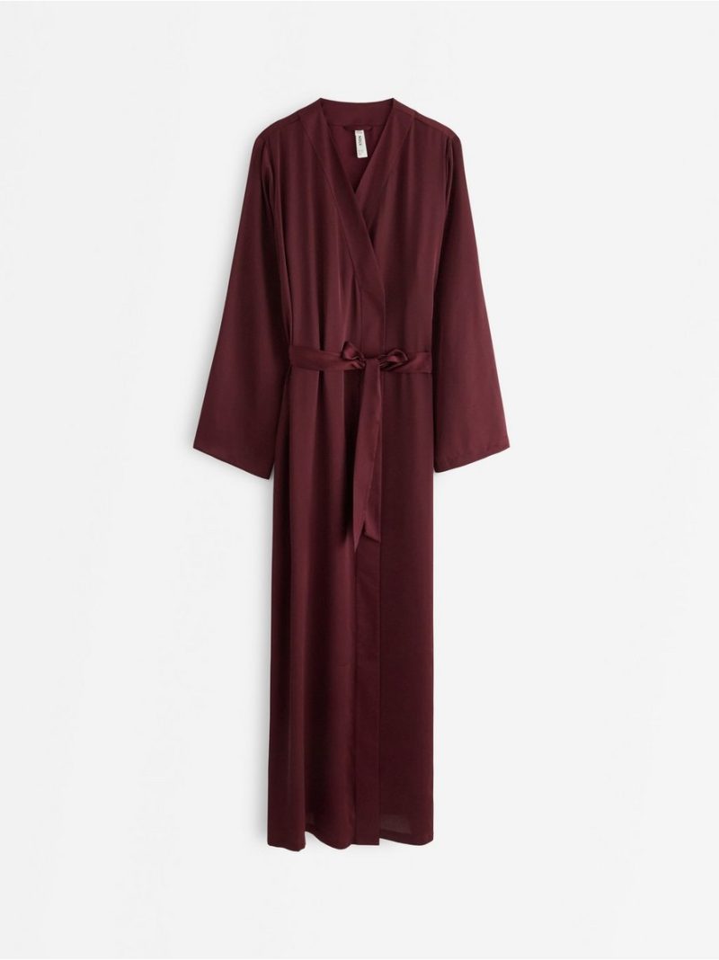 Long robe in satin - 3003377-9938