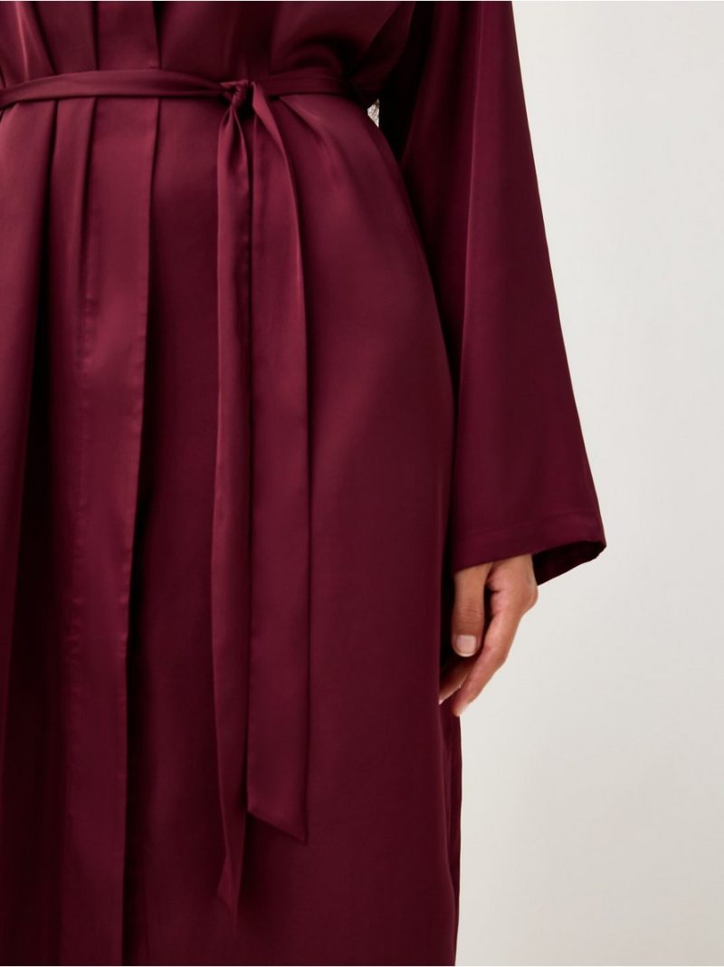 Long robe in satin - 3003377-9938