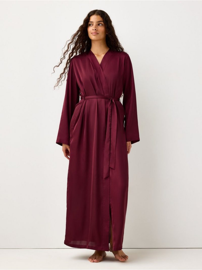 Long robe in satin - 3003377-9938