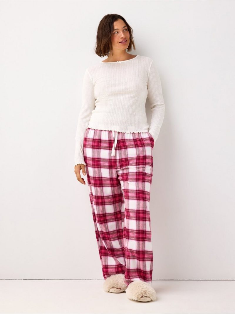 Pyjama top in pointelle - 3004087-7159