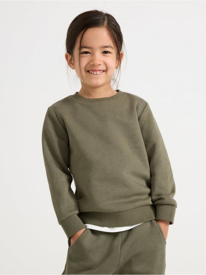 Sweatshirt with brushed inside - 3004577-6876