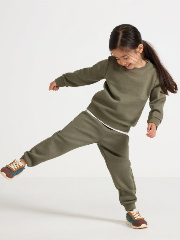 Sweatshirt with brushed inside - 3004577-6876