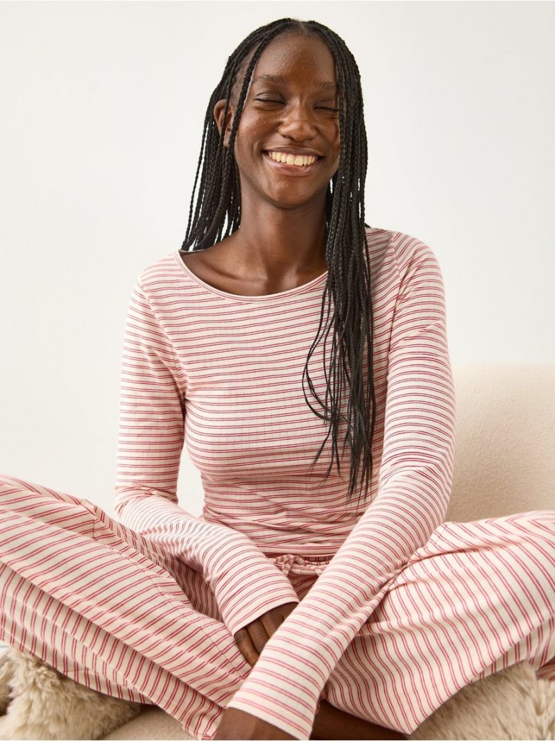 Wide pyjama trousers - 3006525-7909