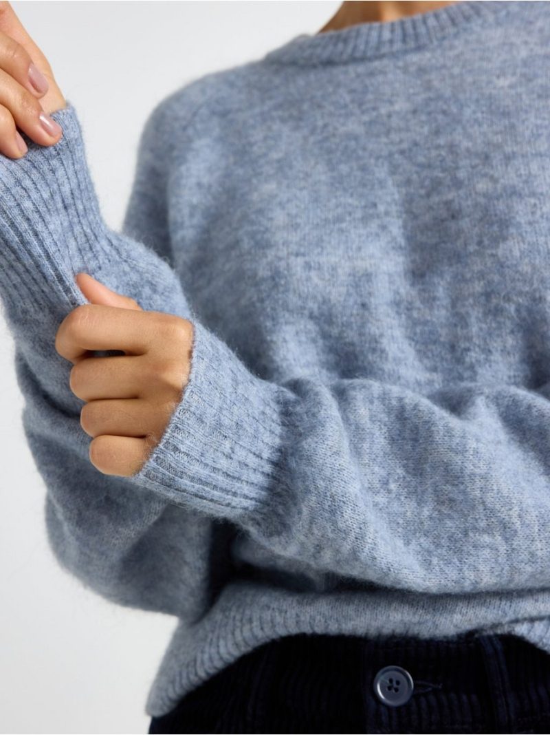 Knitted jumper in wool blend - 3006678-7257