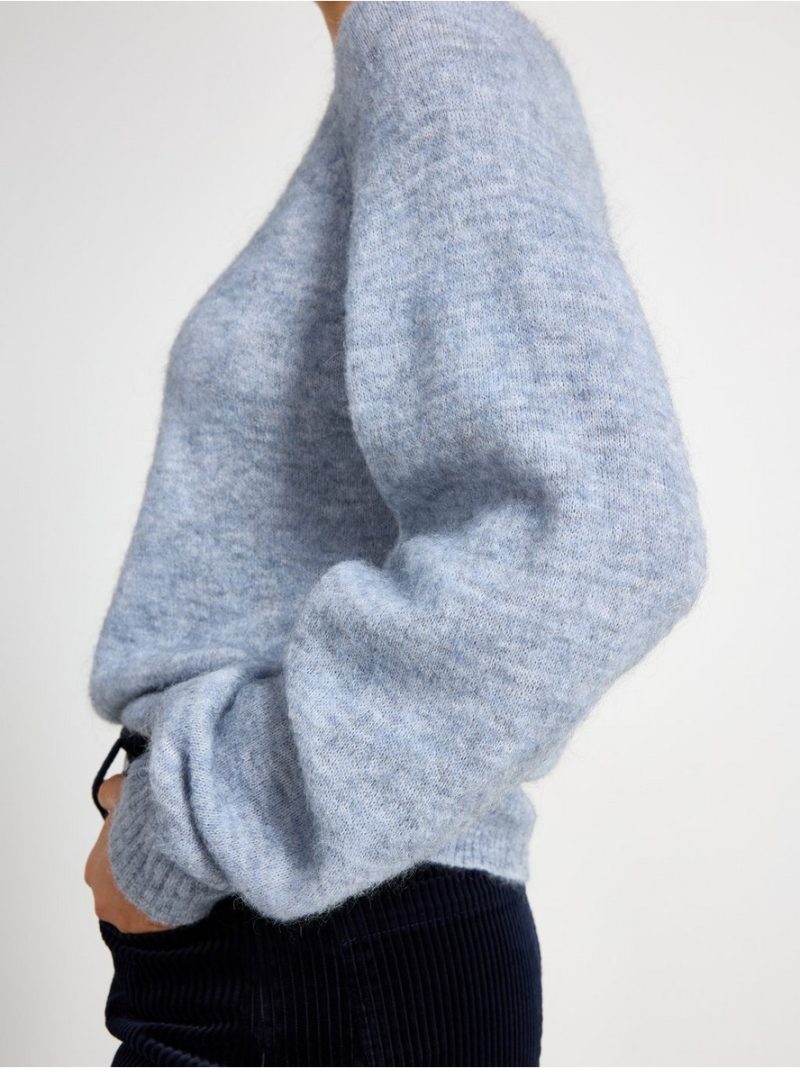 Knitted jumper in wool blend - 3006678-7257