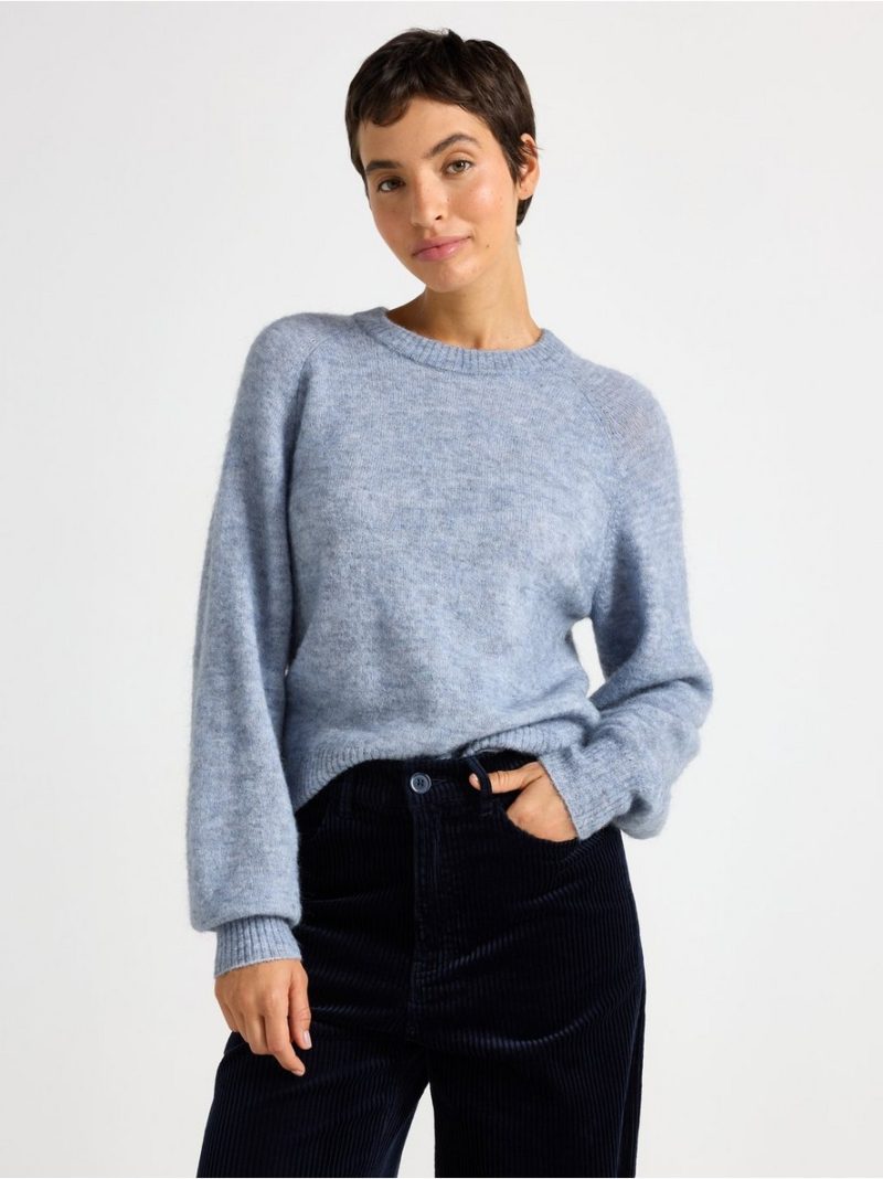 Knitted jumper in wool blend - 3006678-7257