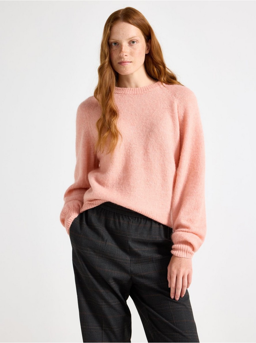 Knitted jumper in wool blend - 3006678-9617