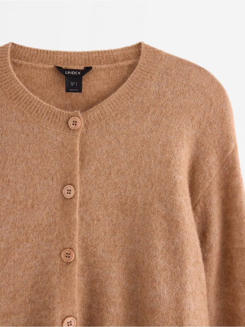 Knitted cardigan in wool blend - 3006685-7320