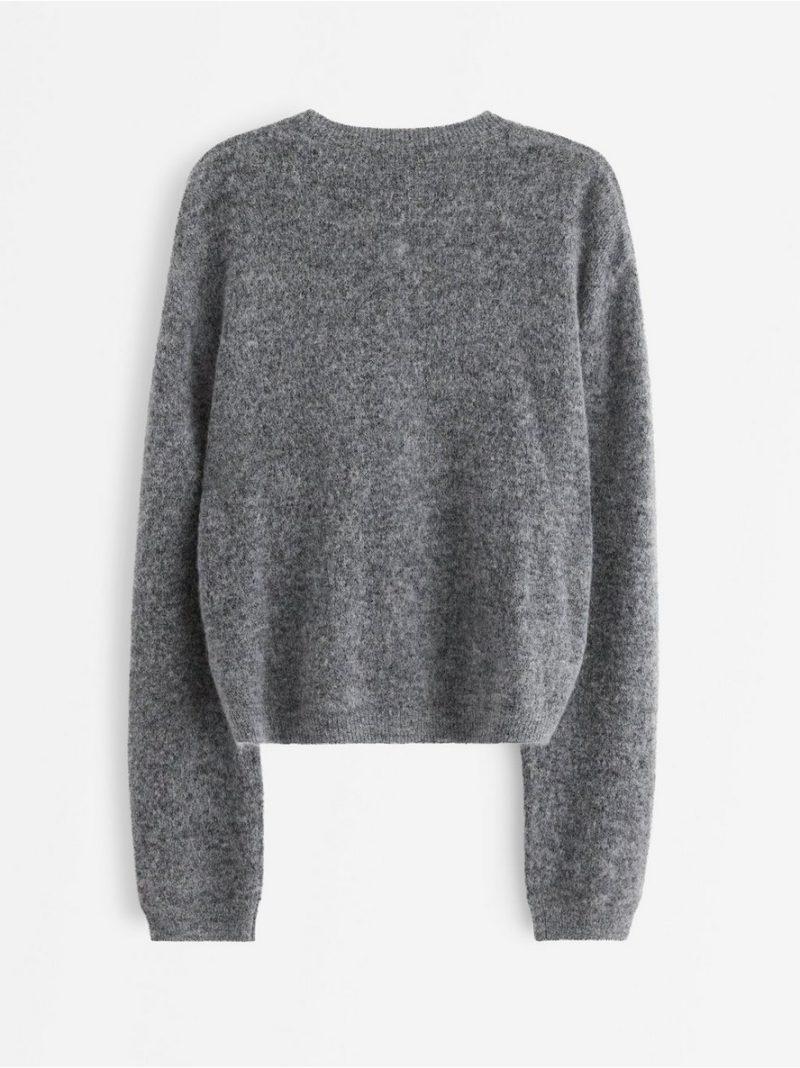 Knitted cardigan in wool blend - 3006685-9804