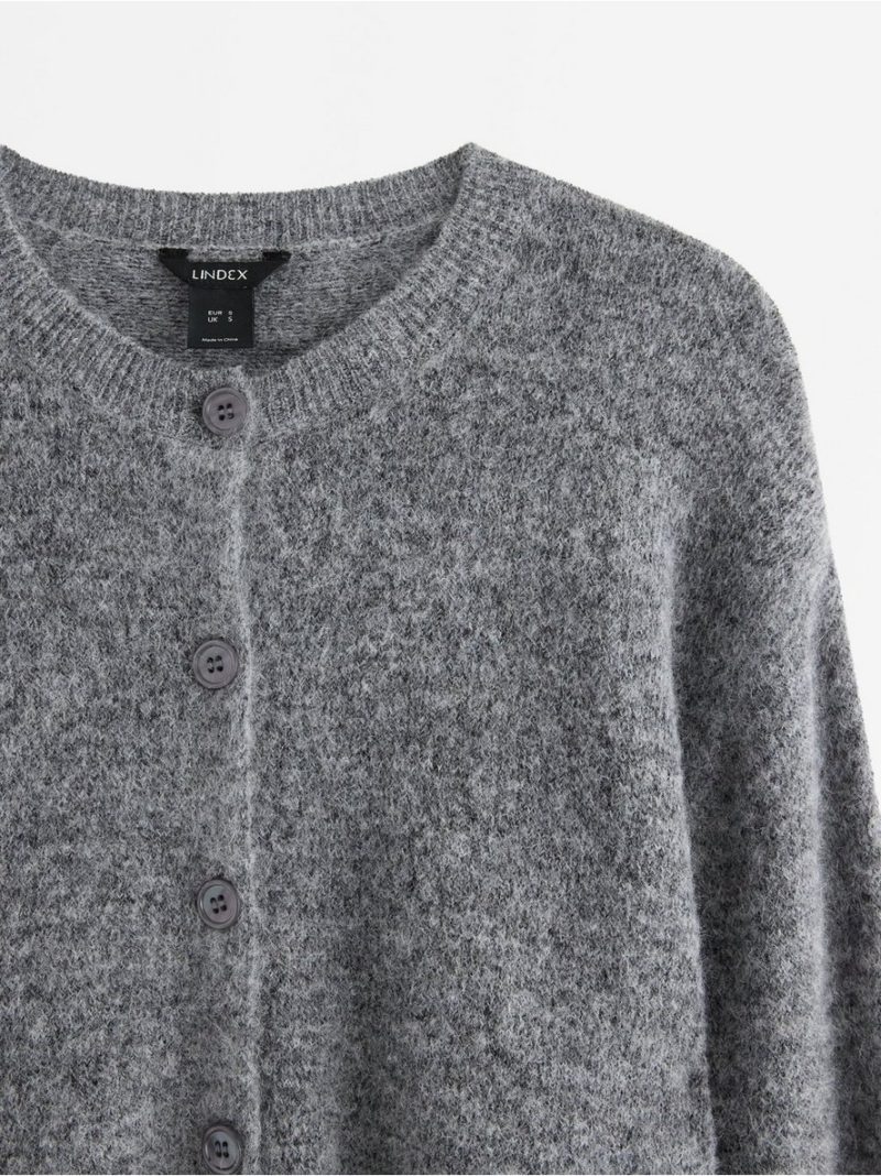 Knitted cardigan in wool blend - 3006685-9804