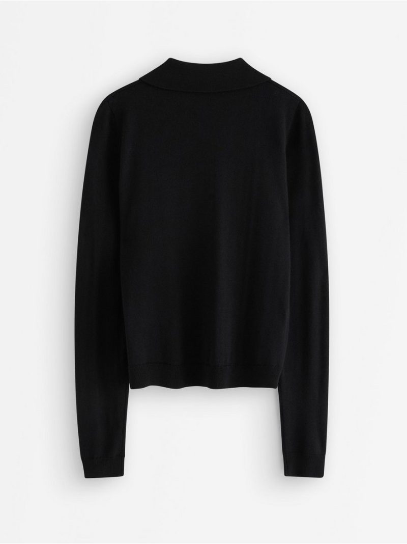 Fine-knit cardigan in merino wool - 3006693-80