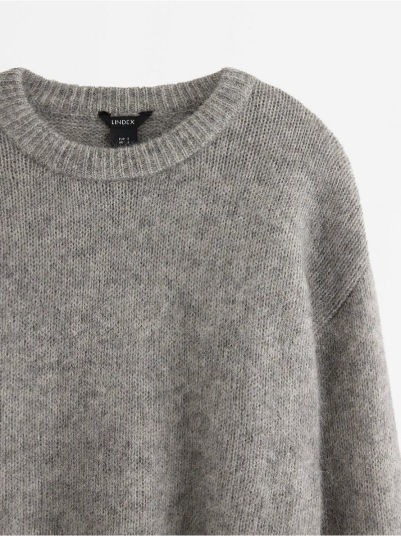 Knitted jumper in mohair blend - 3006694-9803