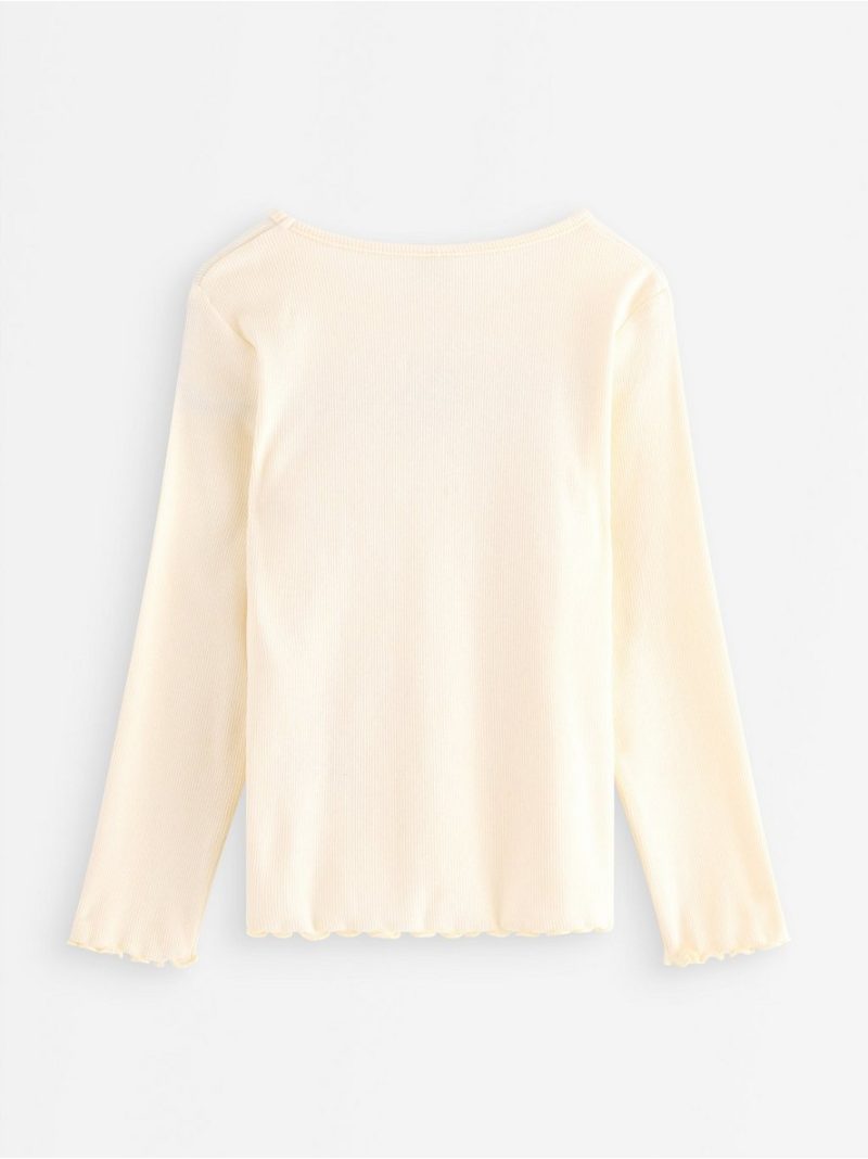 Long-sleeved ribbed top - 3007011-6728
