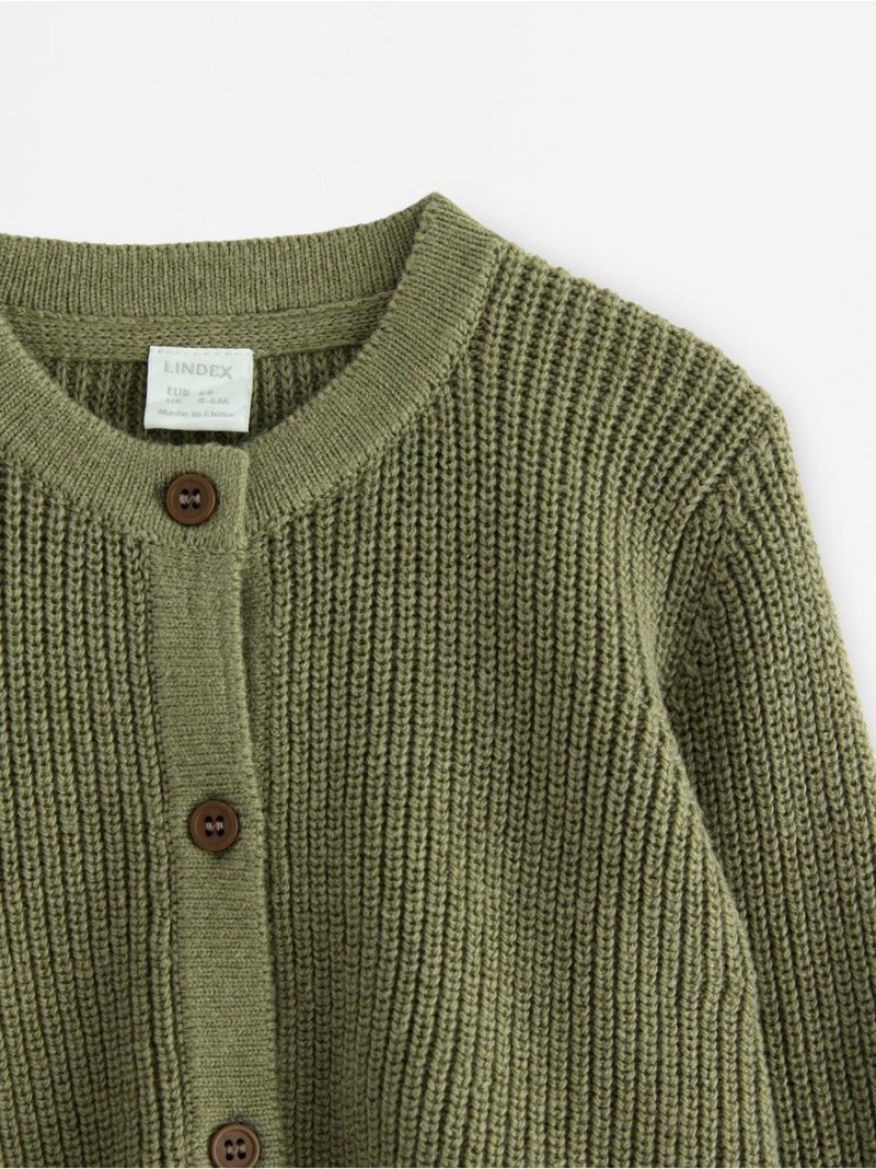 Knitted cardigan - 3007038-7829