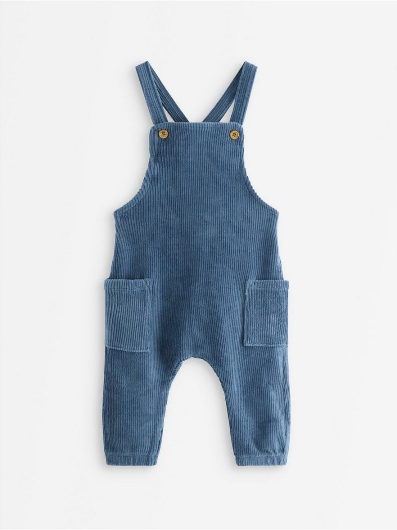 - Bib trousers in corduroy Bib trousers in corduroy - 3007040-4146