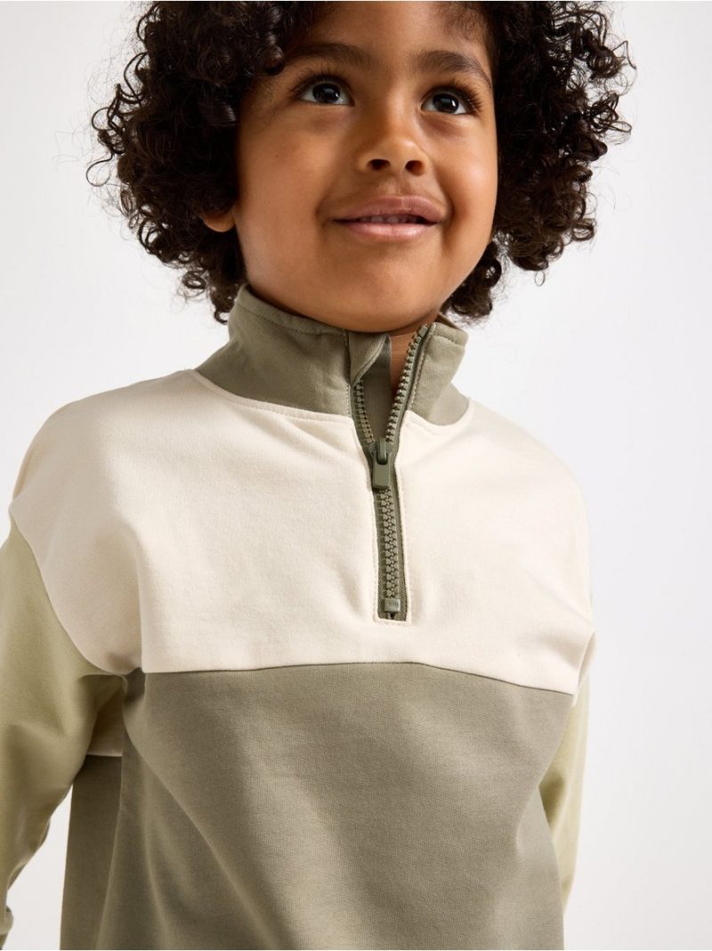 Sweatshirt with half-zip - 3007065-6901