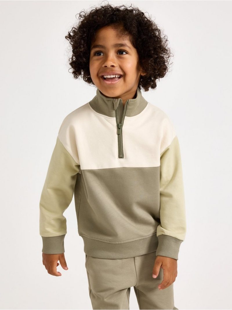- Sweatshirt with half-zip Sweatshirt with half-zip - 3007065-6901