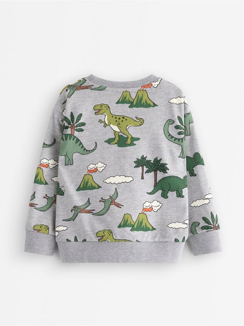 Sweatshirt with brushed inside - 3007067-7692