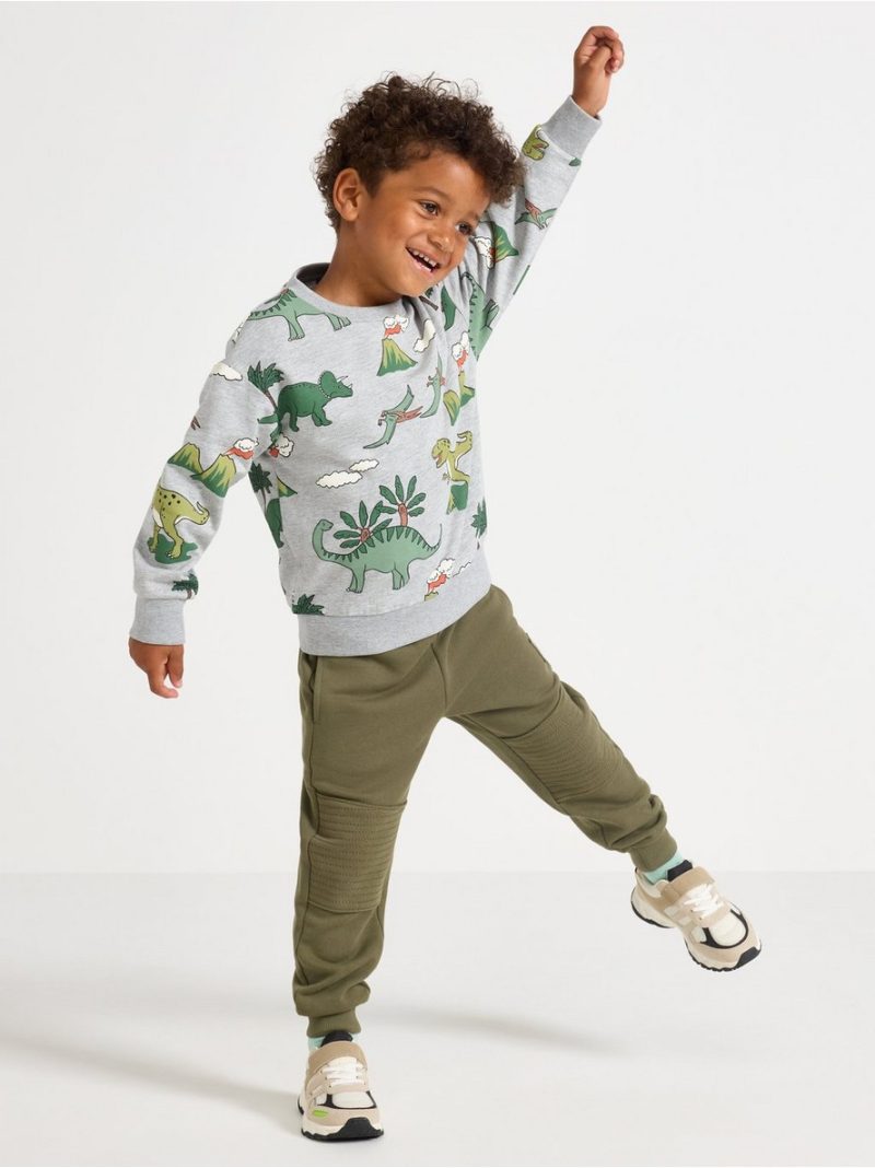 Sweatshirt with brushed inside - 3007067-7692