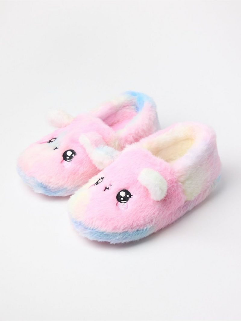 Slippers with faux fur - 3007283-6665