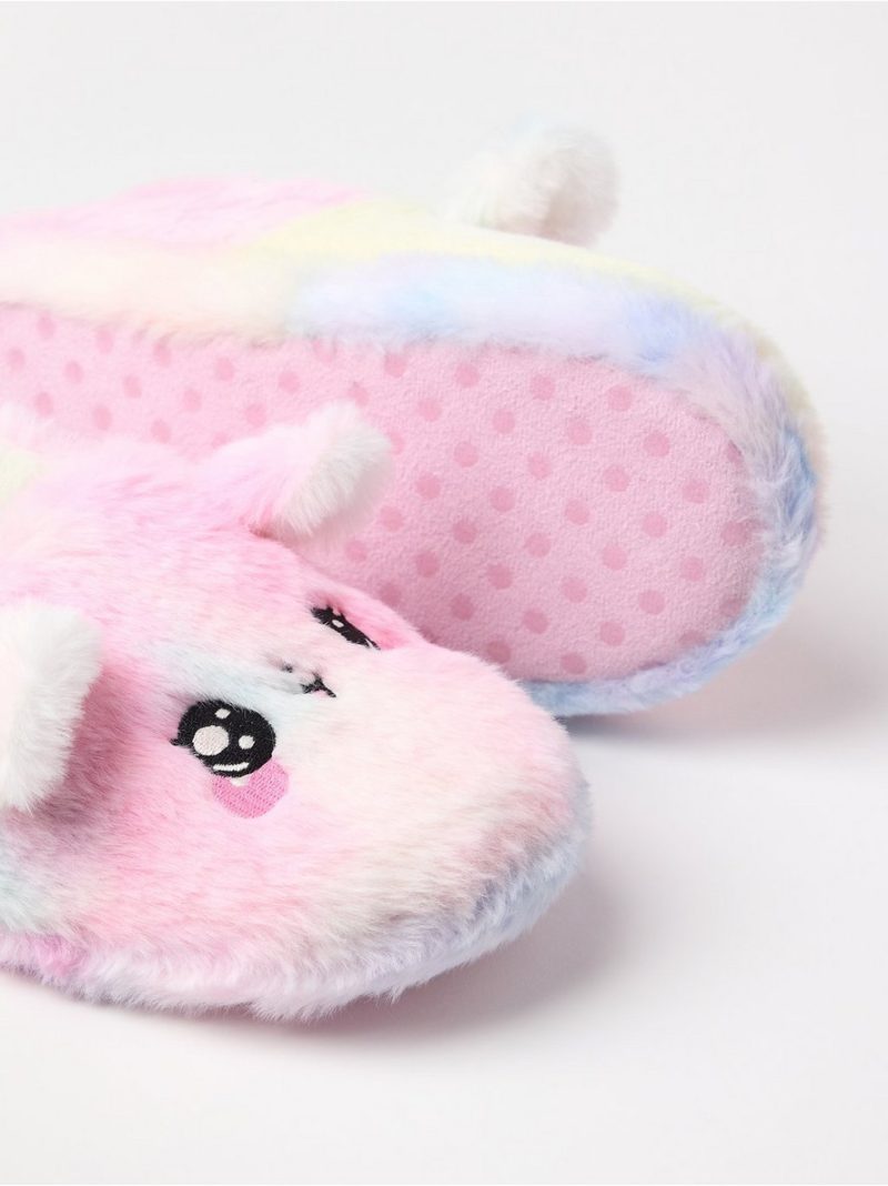 Slippers with faux fur - 3007283-6665