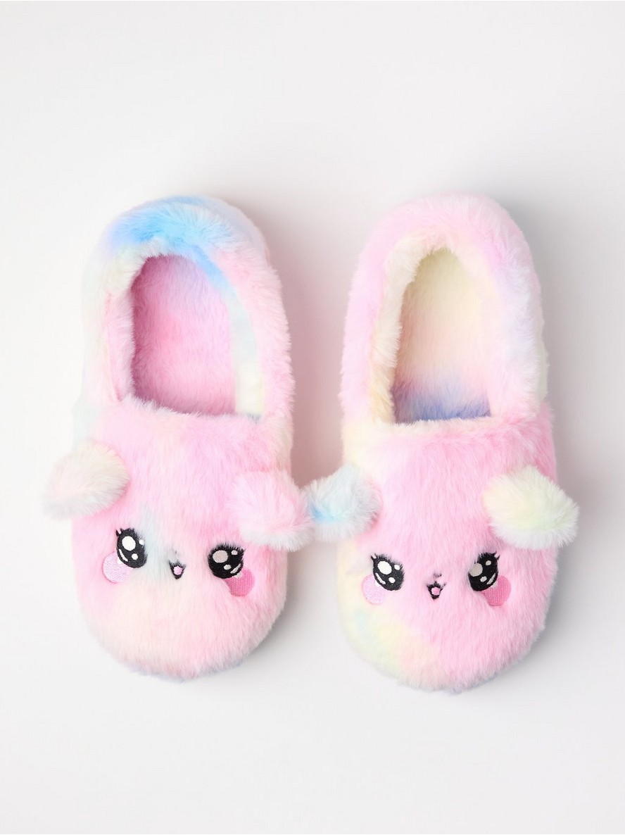 Slippers with faux fur - 3007283-6665